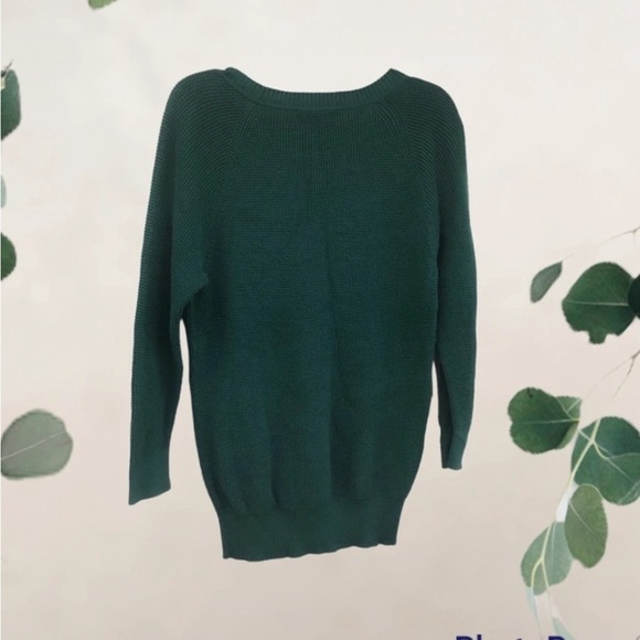 Madewell Women's Green Long Sleeve Knit High Comfort Sweater - Picture 2 of 4